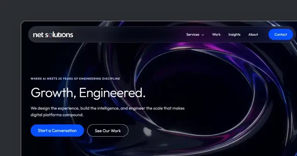 Net Solutions company for website design