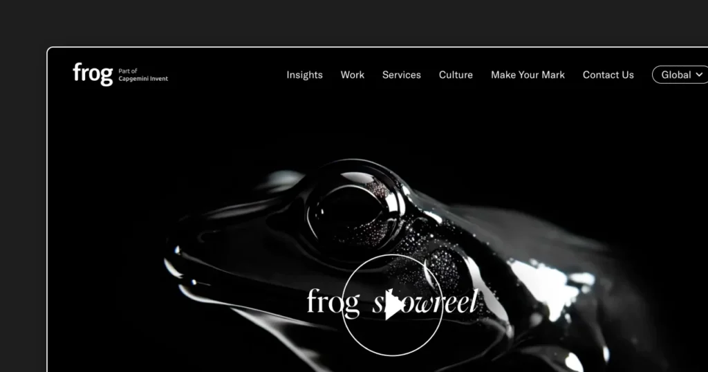 frog design website design agency