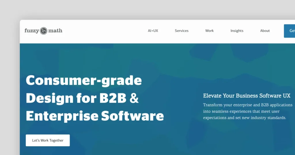 fuzzy math company for website design