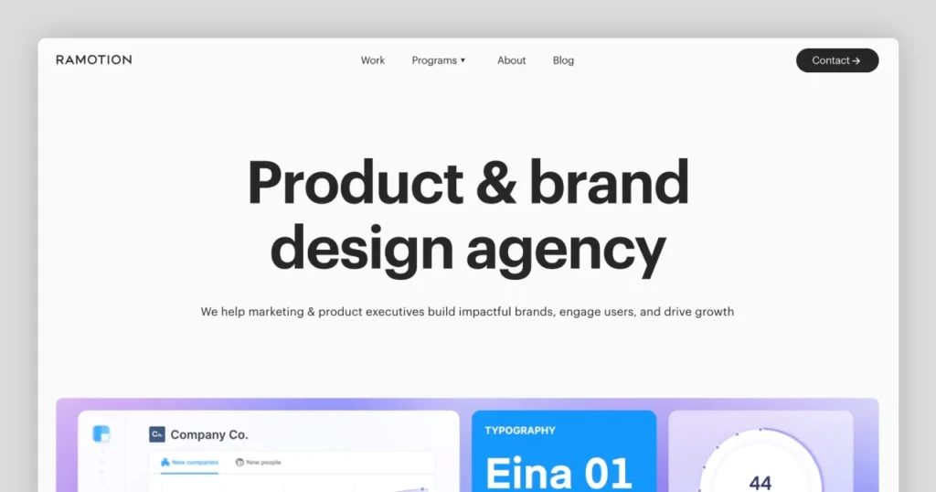 ramotion website design agency